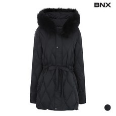 [2020 겨울] [BNX] 퍼 후드 스트링 퀼팅 패딩 점퍼