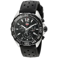 TAG Heuer Men's 'Formula 1' Swiss Quartz Stainless Steel and Rubber Dress Watch Color:Black (Model:, 1, Black/Silver