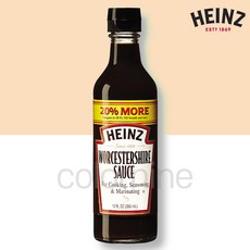 하인즈 우스타 소스 355ml Heinz 덮밥 찜요리 맛있는 소스 요리용 튀김 핫도그 햄버거, 1개