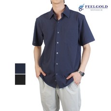 남자시어서커반팔셔츠