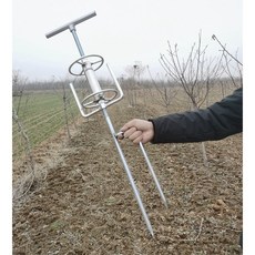 호스 풀링기 정리 케이블 감는 기계 도르래 농업용 농사 물 전선 롤러 스윙, 1개(스테인레스타입2개)