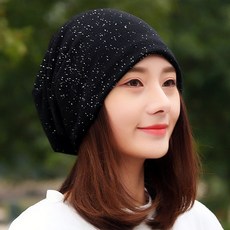 비니 여성모자 봄 여름시즌 얇은타입 모자 별 모자패션 머리수건 유행하는모자
