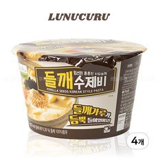 [칠갑농산] 들깨수제비 초간편 즉석수제비, 188.5g, 4개