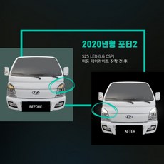 포터2번호판led