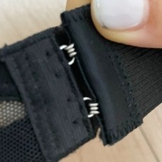 여자속옷밴드 늘어나는연결고리 브라둘레홀더 2단연장걸기 임산부보조밴드 블랙 100X38MM