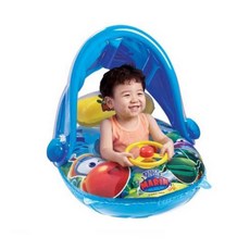 캐릭터 유아용 파라솔 보행기 튜브 계곡튜브 물놀이튜브, 1개, 기본값, 기본값