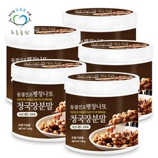 국산 콩 동결건조 평창 노란콩 나또 청국장 분말 가루 140gx5통, 140g, 5개