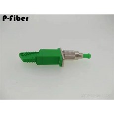 E2000 FC LC ST 광섬유 어댑터 암 수 FTTH 커플러 커넥터 APC 1개, E2000APC-FCapc green