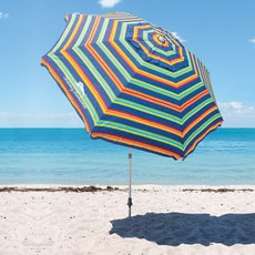 [코스트코] 토미 바하마 비치 파라솔 2.4m - 해변파라솔 / 인기파라솔 / 모래사장대형우산 / 시원한여름, 멀티 스트라이프