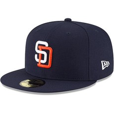 New Era MLB 59FIFTY Cooperstown Authentic Collection 필드 게임 캡 모자 샌디에이고 파드레스 네이비 쿠퍼스타운 5762646423