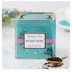 Fortnum & MASON Queen Anne Blend Loose Leaf Caddy 포트넘앤메이슨 퀸 앤 블렌드 티 250g, 1세트, 1개, 1개