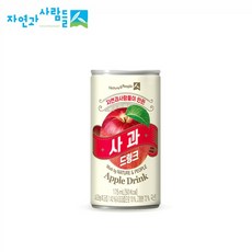 [자연과사람들] 이 만든 사과 드링크 175mlx60캔, 175ml, 60개