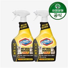 유한락스 펫메스 리무버 반려동물 탈취 냄새 얼룩제거 소독, 1개, 750ml - 펫메스리무버