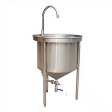 세미기 쌀 세탁기 유압식 떡집 급식소 곡물 세척 기계, 25KG (부스터펌프 포함), 1개