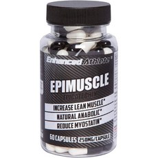 Enhanced Athlete Epimuscle - 천연 아나볼릭 순수 근육량 증가 마이오스타틴 감소 250mg 순수 에피카테킨/ 60 캡슐, 1개, 60정