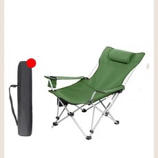 캠핑 의자 야외 휴대용 초경량 접는 의자 이중 목적 등받이 목장 자연 하이킹 관광 낚시 안락 의자, 353 녹색 의자, 1개