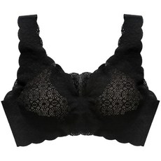 일본 안심 하 다 흔 들 리 지 않 는 다 속옷 여 무 철권 모으다 아름 다운 등 레이스 달리기 수면 조끼 식 운동 브 라 블랙 S