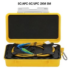 SC/UPC-SC/APC OTDR 데드 존 제거기 광섬유 OTDR 런치 케이블 박스 500M 1km 2km SM 1310 1550nm, 2L, 1개