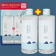 라운드랩 1025 독도 클렌징워터 400ml+400ml 더블기획 뽀송피부