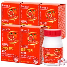 본트비 시크릿 모로오렌지 C3G 함유 모로실 시칠리아산 추출분말 500mgx60정, 60정, 5개