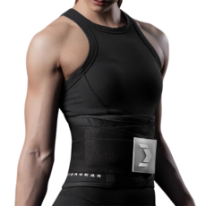 피터기어 허리보호대 헬스벨트 헬스복대 헬스코르셋, 블랙, 1개, M(75-90cm)
