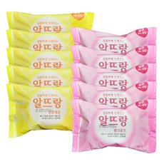 LG알뜨랑핑크140g 5개 + LG알뜨랑옐로우140g 5개, 1세트