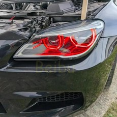 BMW 6 시리즈 M6 F12 F13 F06 CSL 헤드라이트 노란색 DRL LED 엔젤 아이 보드 7394901 주간 주행등 63117, 한개옵션1, 1개