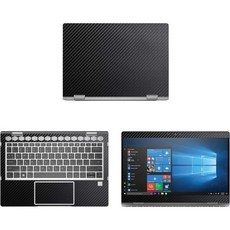 데칼루스 HP 엘리트북용 프로텍트 데칼 x360830 G6 13 3인치 화면 노트북 블랙 카본 파이버 스킨케이스 커버랩 CFhpElitebk830 G6블랙