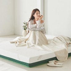 웰퍼니쳐 윌로우 스마트폼 매트리스, 그린, 14cm