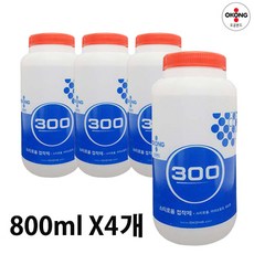 다봄마켓 No.300오공본드 스티로폼 접착제 합판접착 아스타일접착 800ml, 4개