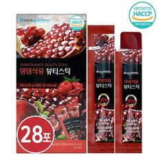 석류콜라겐 탱탱 석류 콜라겐 젤리 뷰티 스틱 저분자콜라겐 여성 피부 미용 부모님 선물 세트 20g 28포, 1개