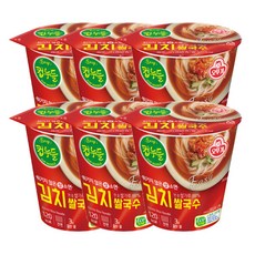 오뚜기 컵누들 김치쌀국수, 34.8g, 6개