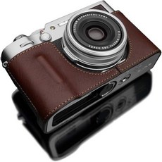 Gariz HGX100VBR 후지X100V 정품 가죽 하프케이스 브라운, 1개