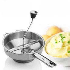 푸드밀 수동 분쇄기 그라인더 스테인리스 토마토 야채 채소 소스 혼합 즙짜기, 1개