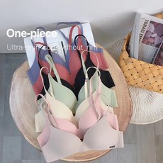 6종 모두 여성 노와이어 브라세트 속옷 브래지어 브라