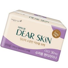 디어스킨 팬티라이너 슈퍼롱 (30개입), 1개, 30개입