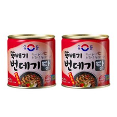 유동 유동 뚝배기 번데기탕 얼큰한맛 280g 12캔, 12개