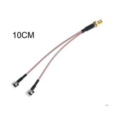 동축케이블커넥터 10-50cm SMA-암-더블-TS9 수 어댑터 RG316 WiFi 안테나 연장 케이블