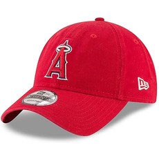 New Era MLB 코어 클래식 카키 9TWENTY 조절 가능한 모자 캡 프리 사이즈 Boston Red Sox Alternate 2 5532008318, Los Angeles Angels Red