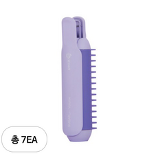 유닉스 테이크아웃 슈가핀 USB 헤어롤 PW-A5926, 7세트, 혼합색상