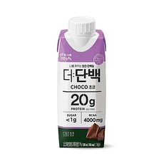 빙그레 더단백 드링크 초코 250ml/ 단백질 음료, 250ml, 1개