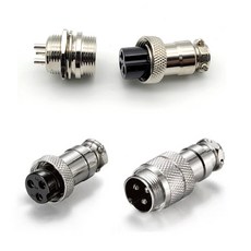 항공단자 롱소켓 16MM 3P 전동킥보드 충전잭 DIY 전동휠 충전케이블 숫 19MM, 16MM 3P L19mm 소켓 암수1셋, 1개