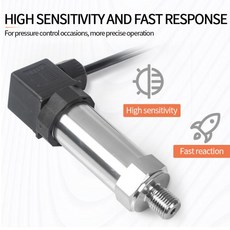 압력 트랜스미터 수압 센서 G1/2 오일 가스 액체 0-10V RS485 304SS 압력 변환기-0.1Mpa ~ 60Mpa 4-20mA, 131) 0-4Bar - Lcd RS485 24vdc, 1개