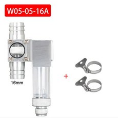 ZRDR 수족관 CO2 분무기 알루미늄 합금 버블 미터 외부 디퓨저 어항 발생기 시스템 식물, W05-05-16A