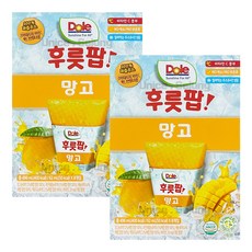 Dole 돌 후룻팝 망고 망고팝 얼려먹는주스, 496ml, 2개