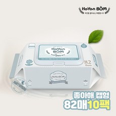 태웅물산 [하얀봄] NEW아기물티슈 좋아해 캡 82매 10팩, 선택완료, 단품없음