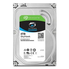 Seagate Skyhawk 하드 디스크 감시 HDD ST4000VX013 4TB 7.2K SATA 6 Gbs 256MB 3.5 인치 - 씨게이트스카이호크4tb