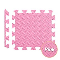 에바 체육관 매트 요가 리프 미끄럼 방지 스플라이싱 카펫 피트니, 5.Pink-30x30cm