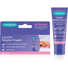 란시노 라놀린 젖꼭지 크림 아기와 엄마에게 안전한 모유 수유 필수품 1.41온스 Lansinoh Lanolin Nipple Cream Safe for Baby and Mom Breastfeeding Essentials 1.41 Ounces, 1개