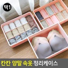 기숙사 속옷정리용 칸칸이 플라스틱수납정리함 신혼부부 빨래함 오거나이저 공간박스, 15칸 - 플라스틱공간박스